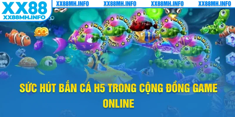 Sức hút bắn cá H5 trong cộng đồng game online